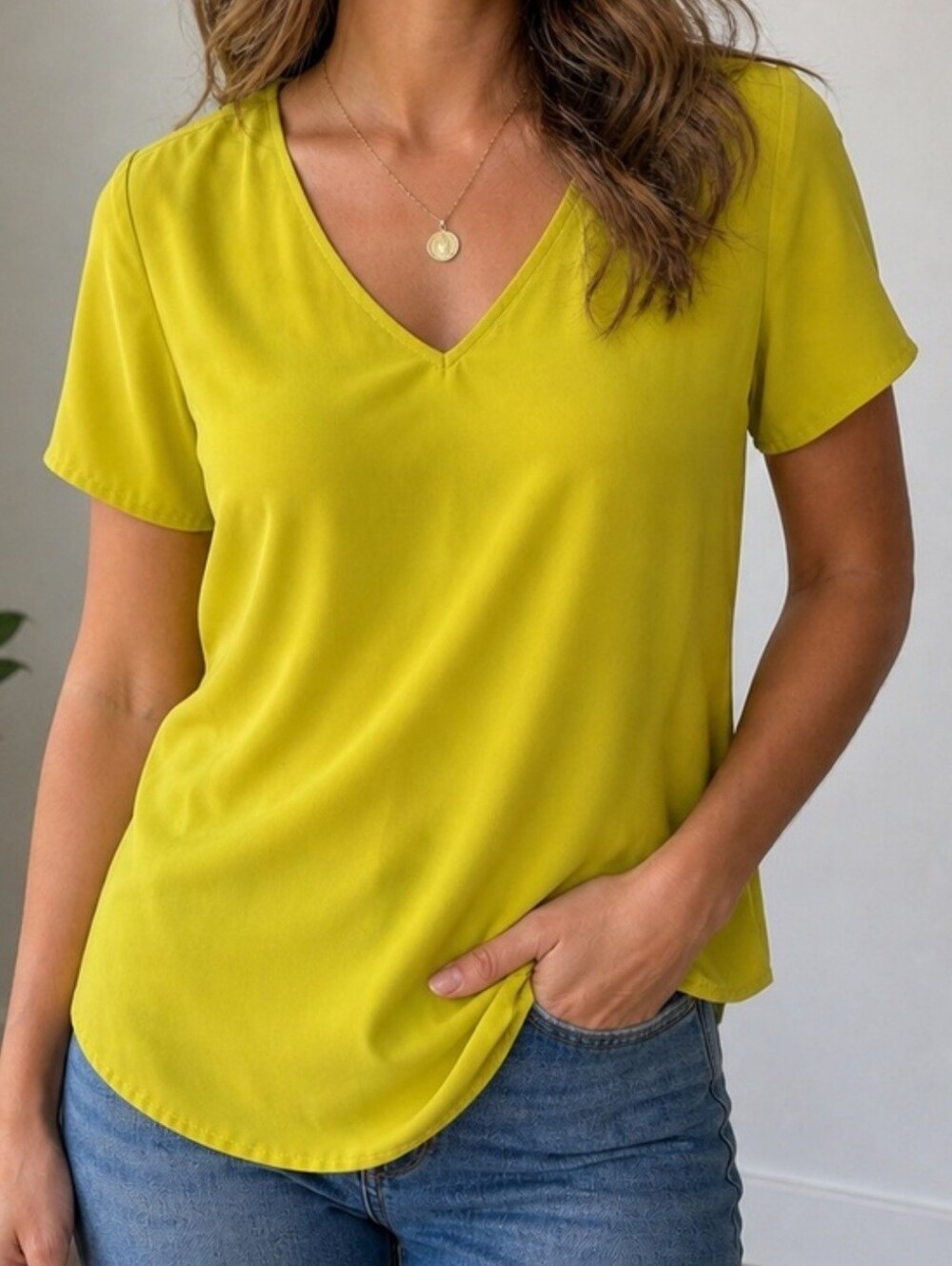 Calvin Kein Short Sleeve Blouse